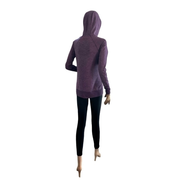 Women’s Hoodie RBX Purple Jumper Hooded Sweater Hooded Sweatshirt Athletic Top - Picture 8 of 9